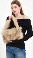Mute Bag Angel Baget Çanta / Kadın Peluş El Ve Omuz Çantası