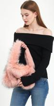 Mute Bag Angel Baget Çanta / Kadın Peluş Omuz Çantası