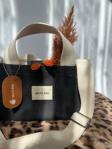 Mute Bag Dark Mini Mumlu Kanvas Kadın Omuz Ve El Çantası Ve Ayarlanabilir Sapı (En: 22 Boy: 15)