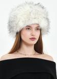 Mute Bag Fluffy Kalpak Şapka Kazak/Rus Tarzı
