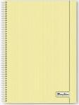 Myline Nova A4 P.P Kapak 96 Yaprak Kareli Sarı Defter