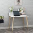 Antec Design Ronas Ahşap Ayaklı Çalışma Masası Beyaz 90Cm