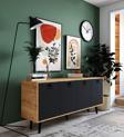 Vm Vertex Mobilya Mirza Modern Konsol 180 Cm Safir Meşe-Antrasit
