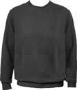 SÜVARİ Bol Kesim O Yaka Kapitone Etnik Desenli Gri Sweatshirt