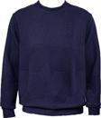 SÜVARİ Bol Kesim O Yaka Kapitone Etnik Desenli Lacivert Sweatshirt
