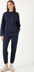 Lela Streç Regular Fit OYSHO Kumaş Bayan Eşofman Altı 5865798O LACİVERT