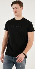 Buratti Pamuklu Slim Fit Bisiklet Yaka Erkek T Shirt 541BALANCE SİYAH