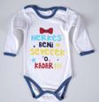 YENİ SEZON HERKES BENİ SEVECEK YAZILI BEBEK ÇOCUK UZUN KOL PAMUK BADY ZIBIN