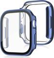 Apple Watch 6 7 8 9 40mm 41mm Uyumlu Rubber Kasa Ekran Koruyucu 360 Kılıf Kapak
