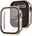 Apple Watch 6 7 8 9 40mm 41mm Uyumlu Rubber Kasa Ekran Koruyucu 360 Kılıf Kapak