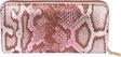 Barse Collection Barsecollection Fermuarlı Yılan Desenli Pembe Kadın Cüzdanı