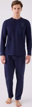 Arnetta 3130 Erkek Düğmeli Uzun Kol Pijama Takım
