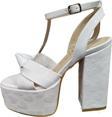BABLİSOK 8189 PLATFORM TOPUK KADIN ABİYE GELİNLİK SANDALET