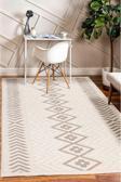 Aden Lina 0104 İskandinav Desenli Pamuk Dokuma Kilim Makine Halısı 100x200 cm