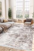 Aden Odessa 0204 Kadife Dokuma Halı Kaymaz Lateks Taban Makinede Yıkanabilir 160x250 cm