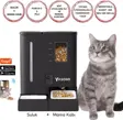 Yasomi DU-F03V Smartpaw+ 2si1 Arada 4-5 L Kapasiteli Pilli-Kablolu Akıllı Siyah Otomatik Mama ve Su Kabı