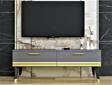 Cantek Dizayn Lacoct 120 Cm Tv Sehpası (Alt Modül) Antrasit-Antrasit