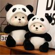Pababo 70 Cm Kapşonlu Uykumcuk  Peluş Ayıcık Panda