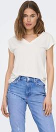 Only Onlfree Life S/S Mod V-Neck Top Jrs Noos Kadın T-shirt