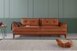 Perla Sofa Madrid Üçlü Yataklı Kanepe Babyface Turuncu