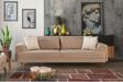 Perla Sofa Nobis Yataklı Kanepe Babyface Sütlü Kahve