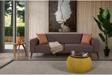 Perla Sofa Seneca Keten Yataklı Kanepe Kahve