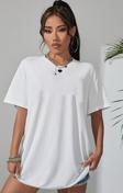 Starry Sky Baskılı Unisex Oversize Tshirt