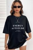 Unisex Energy Baskılı Tasarım Tshirt