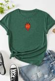 Unisex Ateş Avatar Baskılı T-shirt