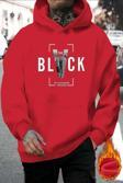 Black Baskılı  Pamuklu Oversize Sweatshirt