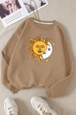 Unisex Larks' Tongues in Aspic Bisiklet Yaka Sweatshirt