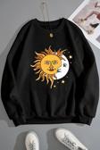 Unisex Larks' Tongues In Aspic Bisiklet Yaka Sweatshirt