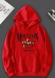 Unisex Montain Baskılı Sweatshirt