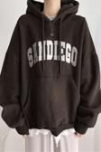Sandiego Baskılı Oversize Sweatshirt