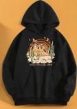 Arizona Baskılı Unisex Oversize Sweatshirt