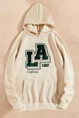 La California Baskılı Oversize Sweatshirt
