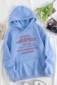 Unisex Always Be Positive Baskılı Sweatshirt