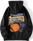 Basketball 76 Baskılı Oversize Sweatshirt