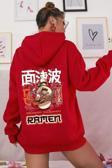Unisex Ramen Baskılı Sweatshirt