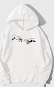 Unisex Michelangelo Baskılı Sweatshirt