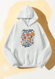 Flowers  Baskılı Oversize Sweatshirt