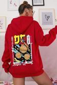 Unisex Tokoyaki Baskılı Sweatshirt