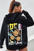 Unisex Tokoyaki Baskılı Sweatshirt