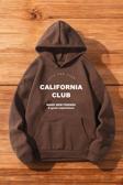 California Club Baskılı Oversize Sweatshirt