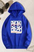 Iridescent Serendipity Baskılı Oversize Sweatshirt