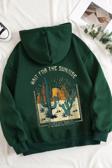 Arizona Baskılı Oversize Sweatshirt
