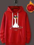 Duck Baskılı Oversize Sweatshirt