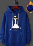 Duck Baskılı Oversize Sweatshirt