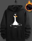 Duck Baskılı Oversize Sweatshirt