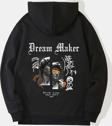 Dream Maker Baskılı Unisex Oversize Sweatshirt